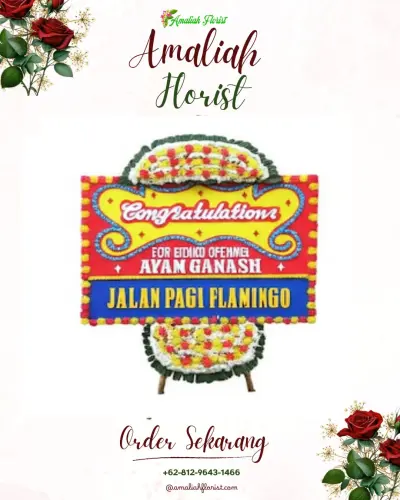 Bunga Papan Congratulation di Kertamukti